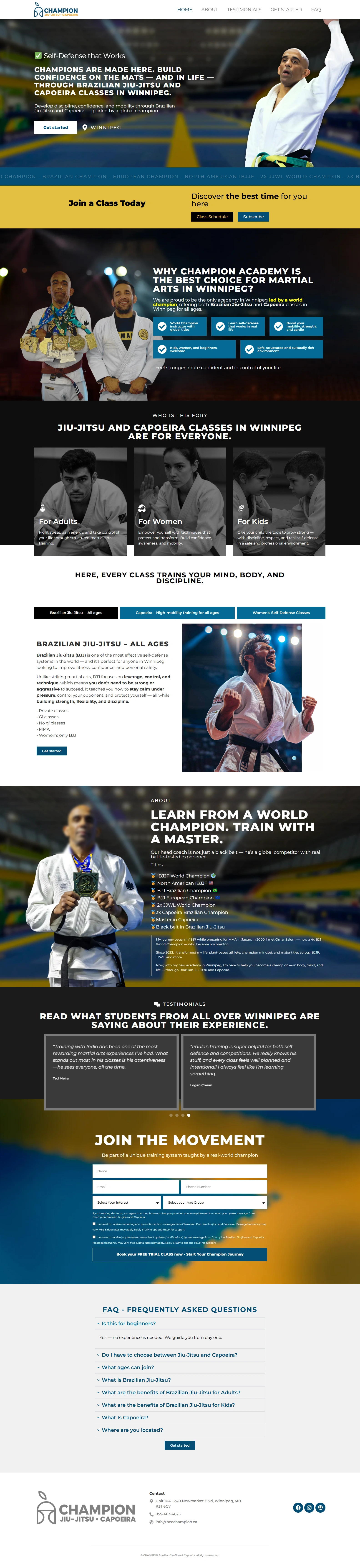 Champion Jiu-jitsu e Capoeira