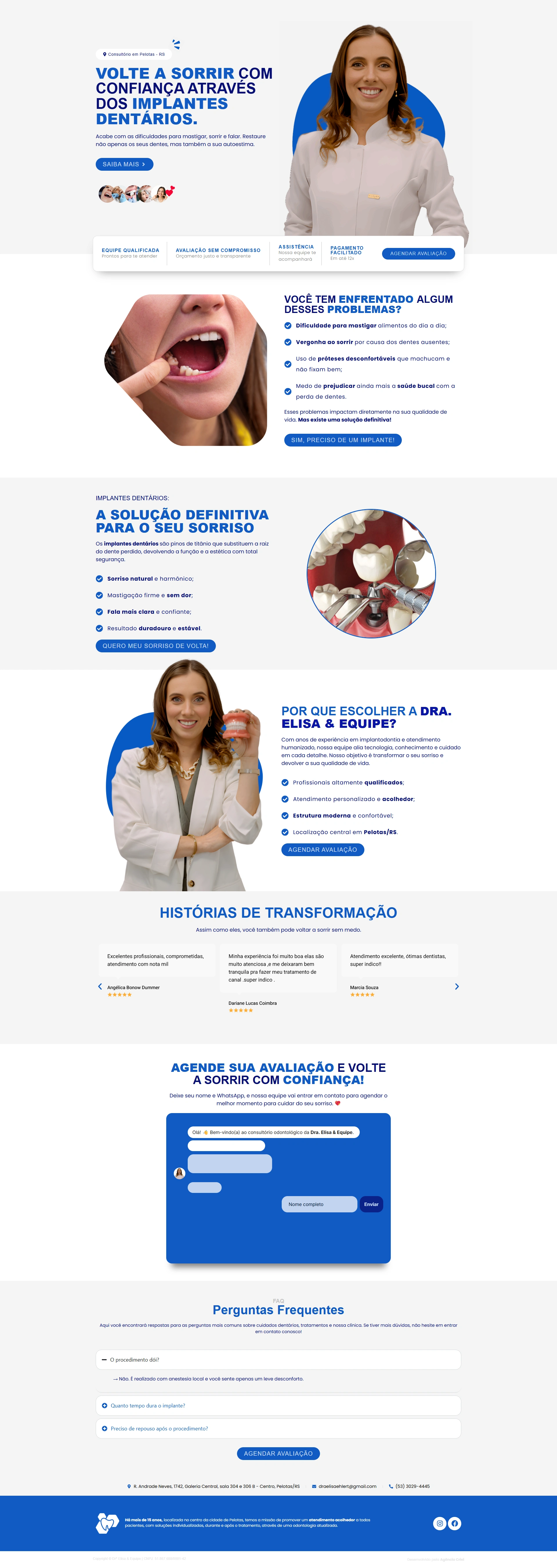 Dra. Elisa - Implantes