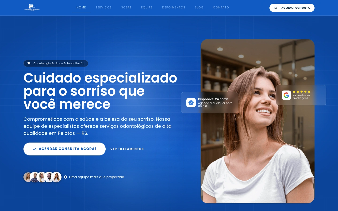 Criação de Site Profissional para a Área da Saúde
